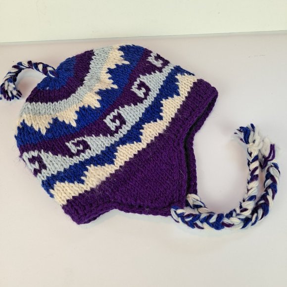 Nepal Knit Wool Winter Hat - Picture 1 of 8